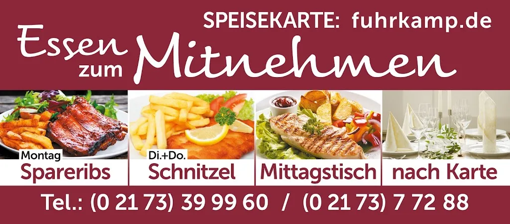 Menu_Hotel + Restaurant Am Fuhrkamp, Langenfeld Rheinland__immagine_1