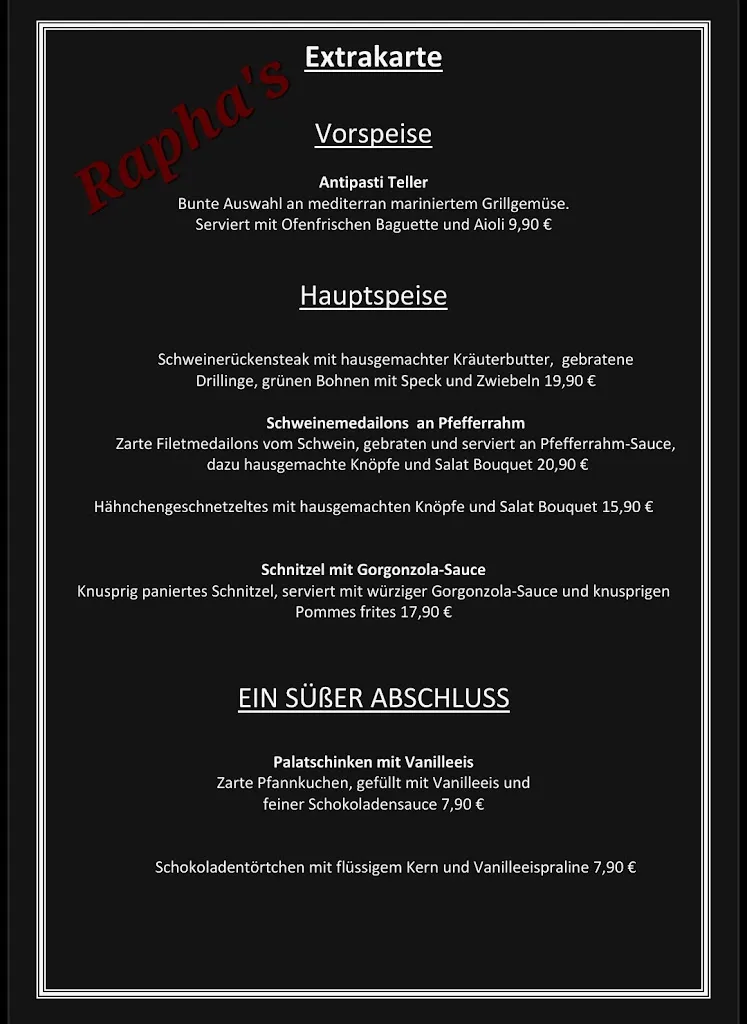 Menu_Rapha's Restaurant & Bar_(Rheinland)_image_3