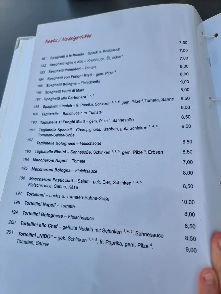 Menu_Restaurant Nido_Linnich_immagine_2