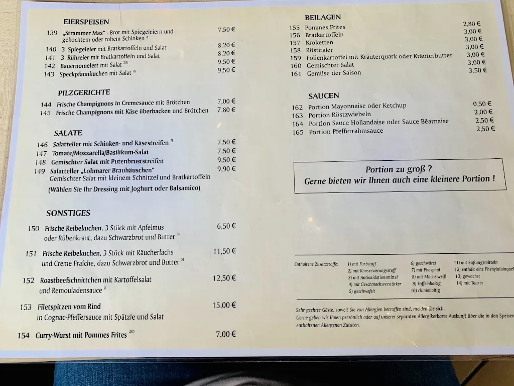 Menu_Lohmarer Brauhäuschen_Lohmar_image_1