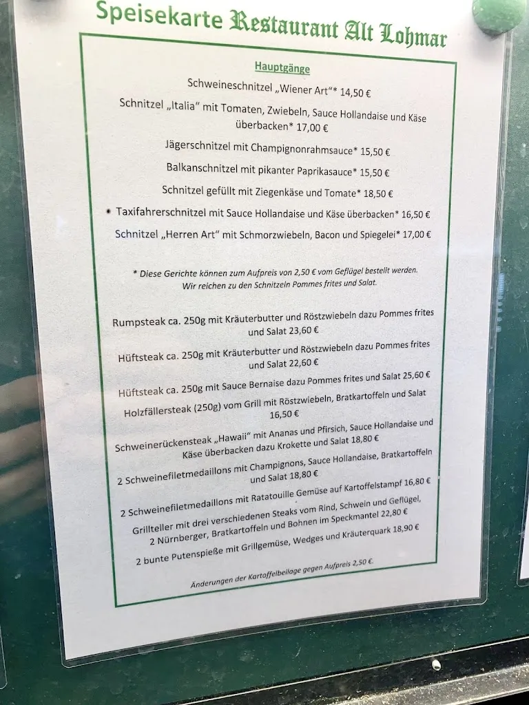 Menu_Restaurant Alt Lohmar_Lohmar_image_2