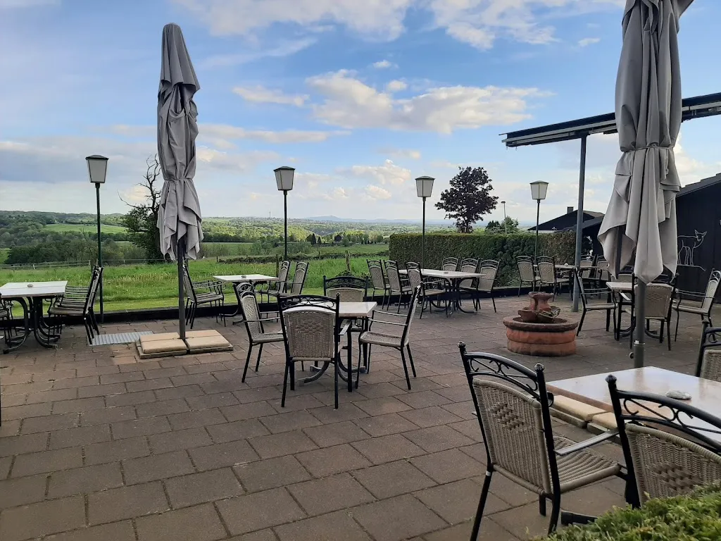 On the mountain restaurant in Lohmar