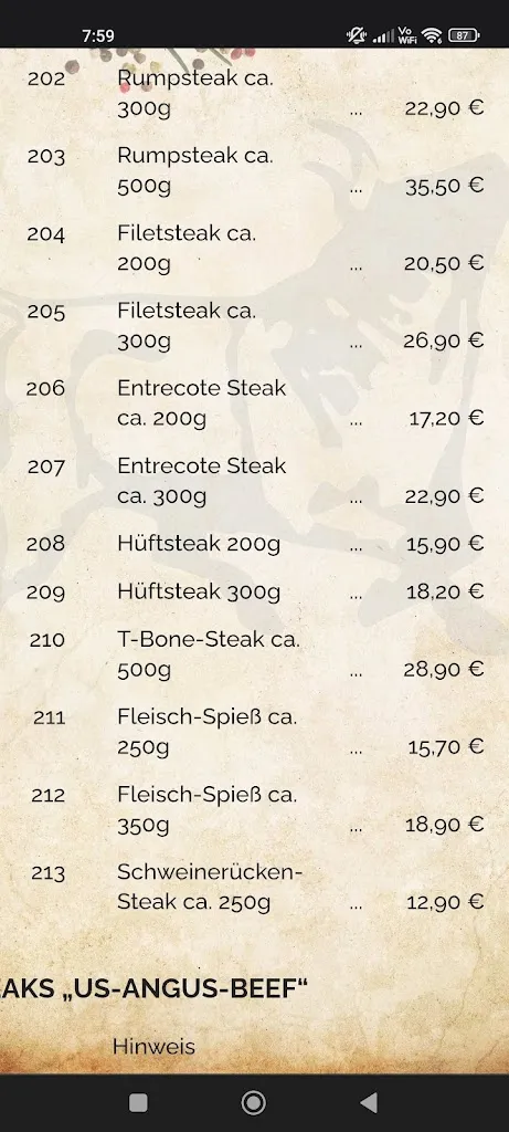 Menu_Steakhaus-Restaurant ANGUS_Leverkusen_immagine_4
