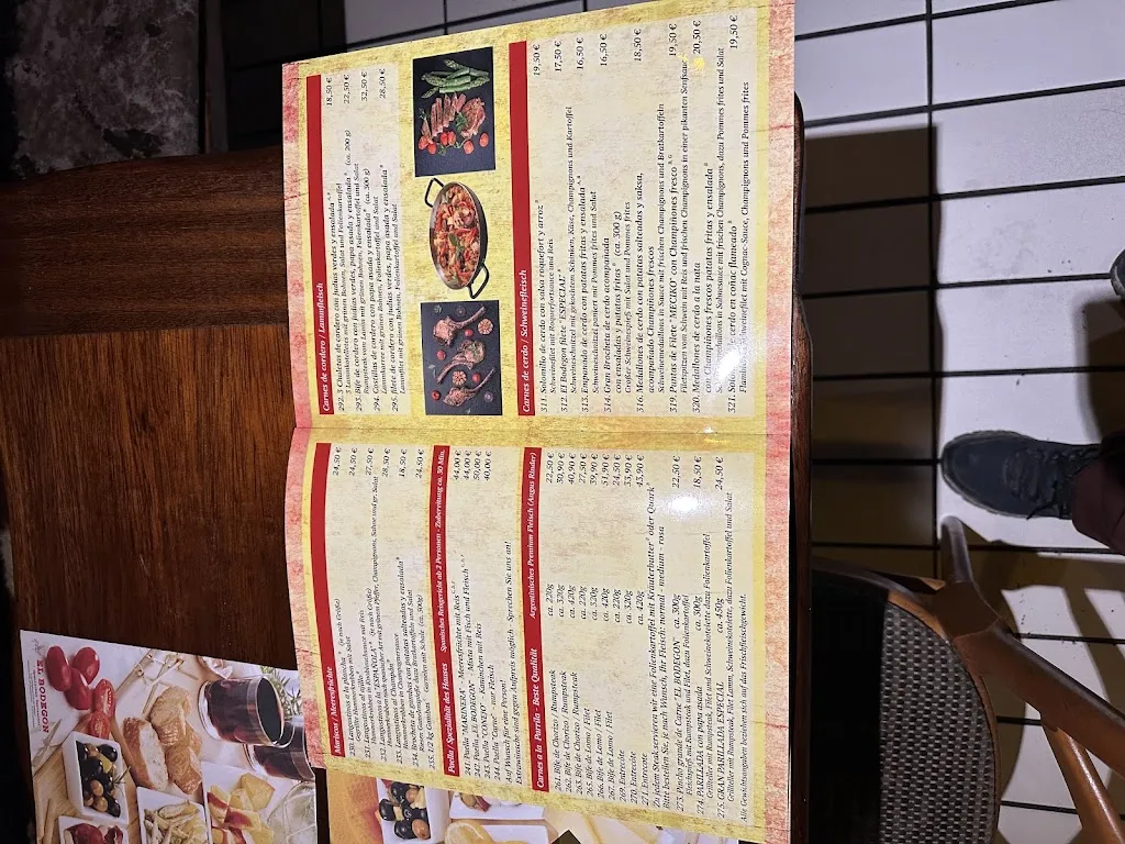 Menu_El Bodegon Spanisches Spezialitäten Restaurant / Steakhaus_Leverkusen_image_1