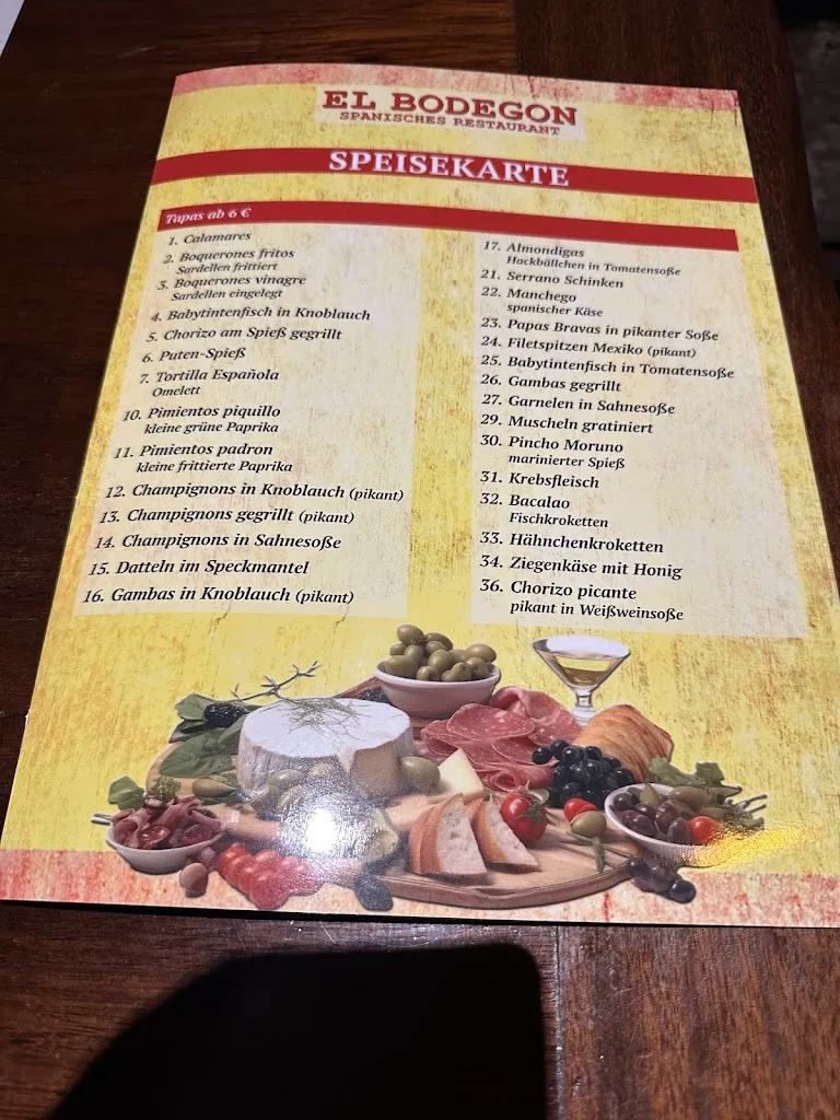 Menu_El Bodegon Spanisches Spezialitäten Restaurant / Steakhaus_Leverkusen_image_3