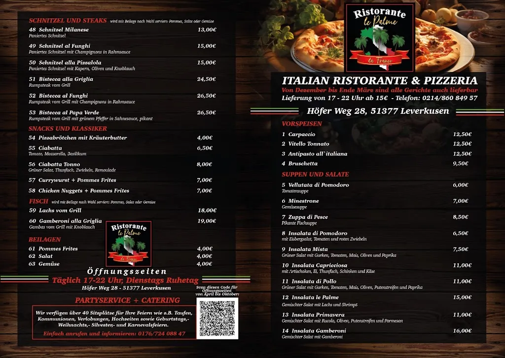 Menu_Le Palme_Leverkusen_image_2