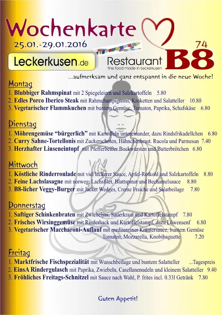 Menu_Restaurant B8_Leverkusen_immagine_3