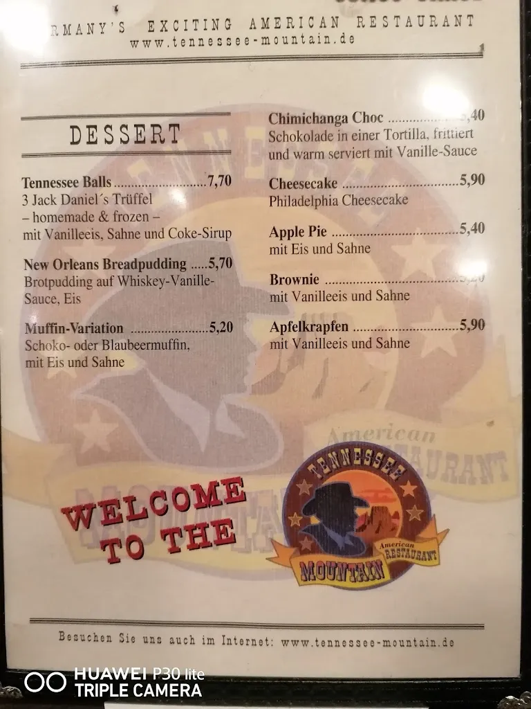 Menü_Tennessee Mountain e.K. American Restaurant_Lotte_Bild_1
