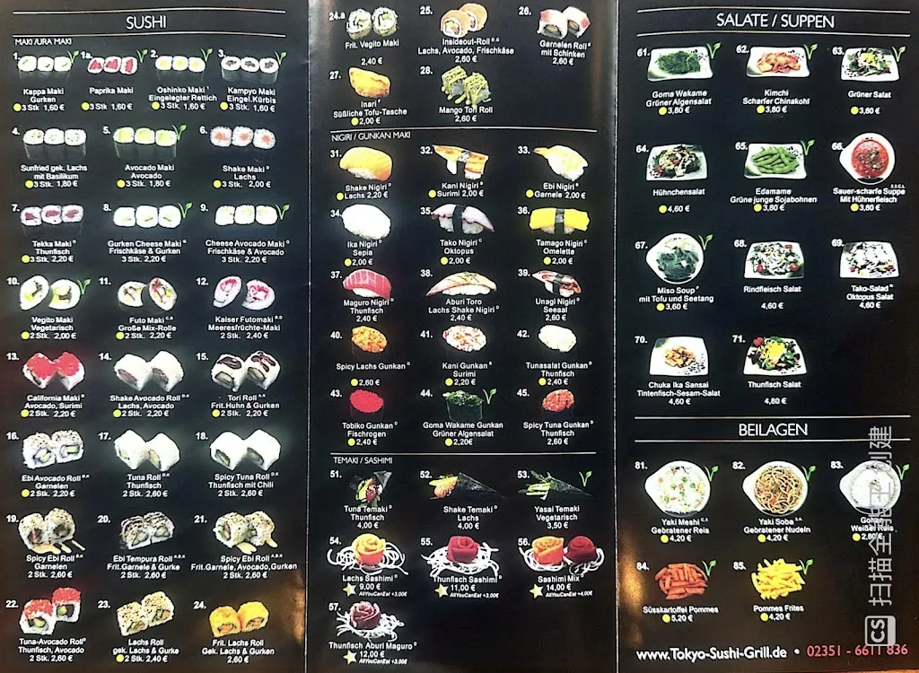 Menu_Tokyo Sushi & Grill_Lüdenscheid_image_1