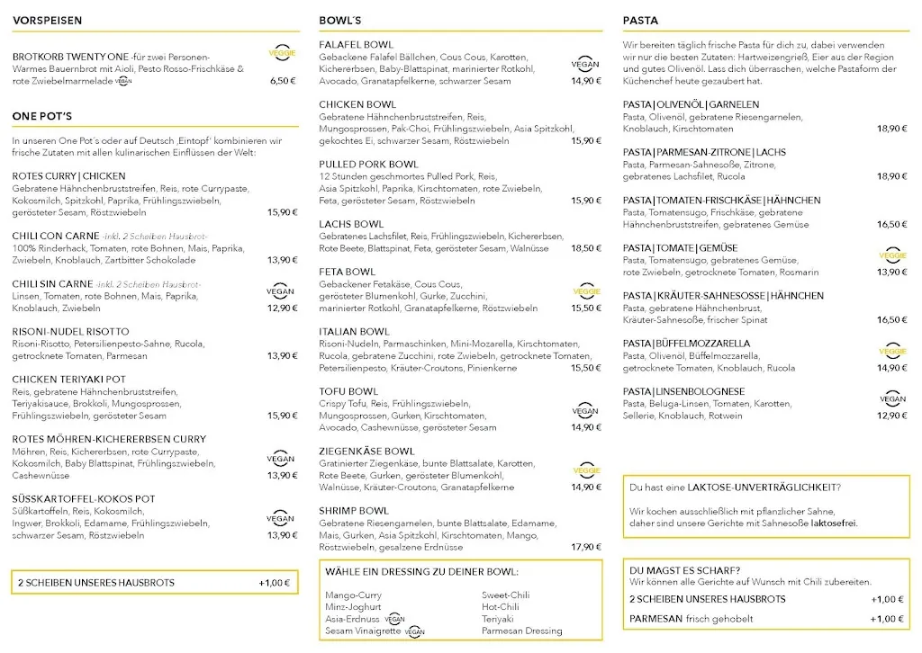 Menu_Twenty-One Lippstadt_Lippstadt_immagine_1