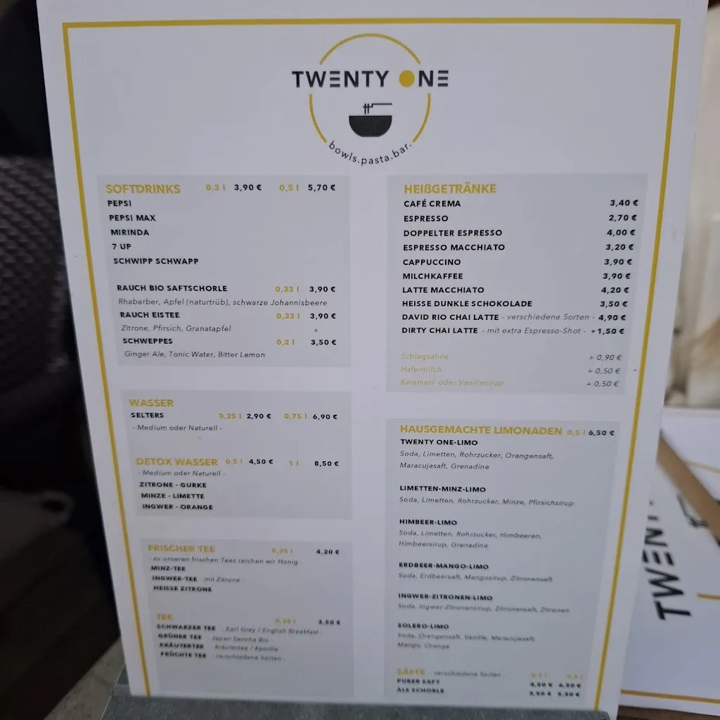 Menu_Twenty-One Lippstadt_Lippstadt_immagine_3
