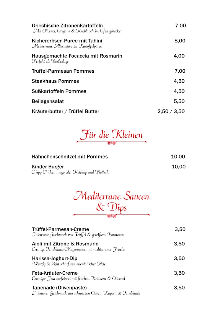 Menu_Cabri‘s Steakhouse_Lippstadt_immagine_1