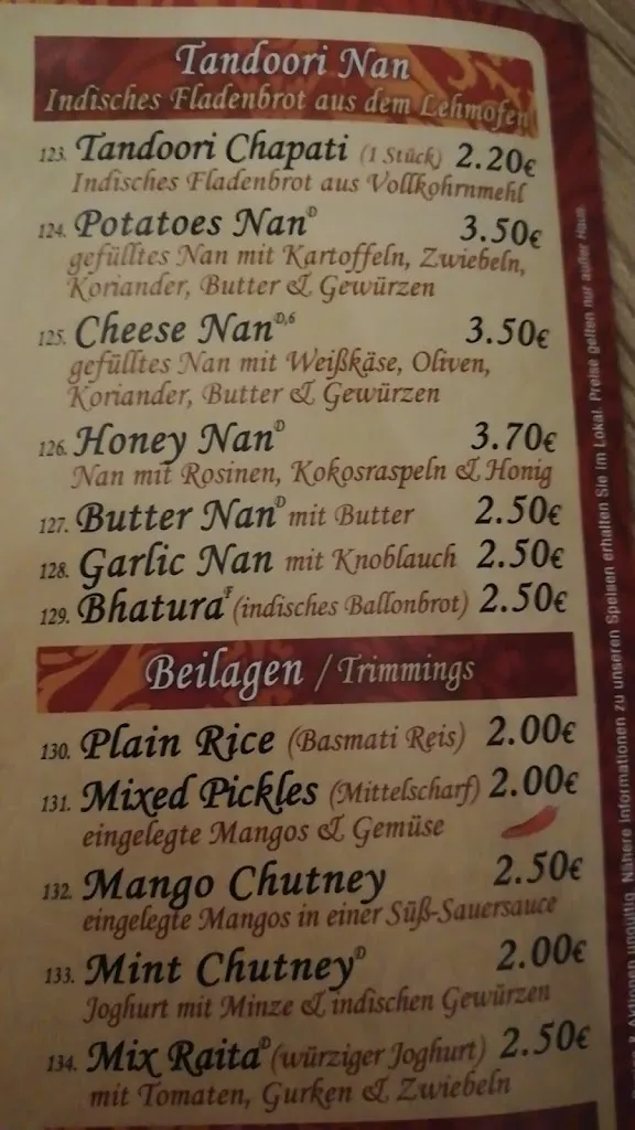 Menu_Restaurant Punjabi_Lippstadt_image_2