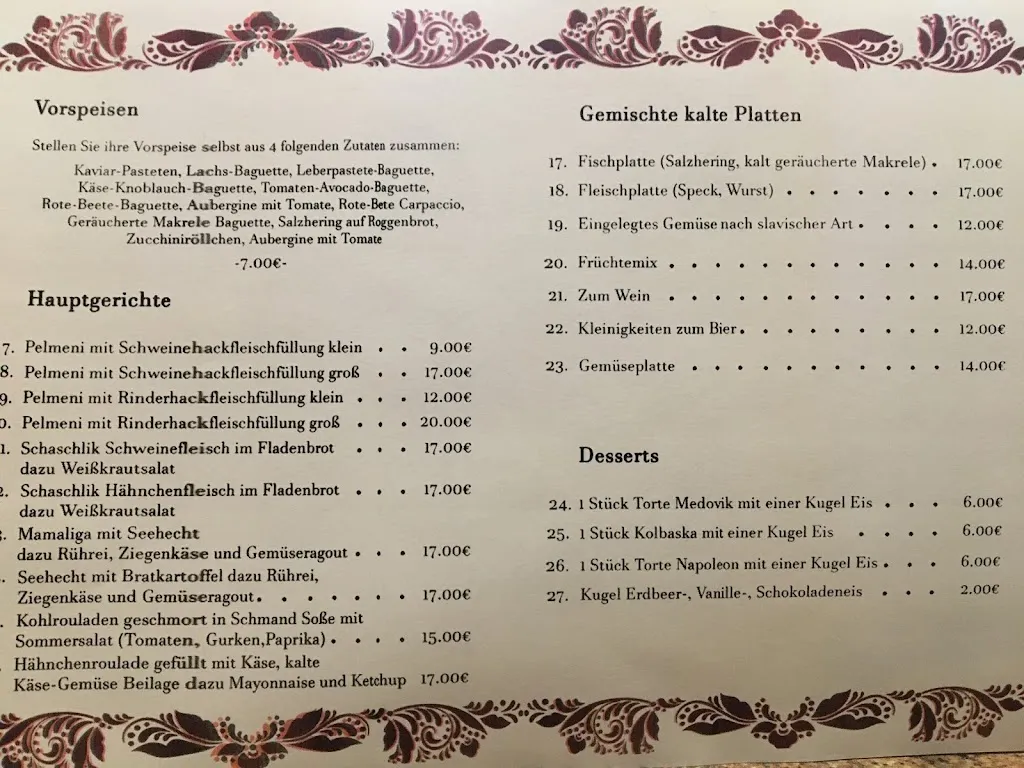 Menü_Restaurant Schmell in Löhne - Restaurant und Karaokebar_Löhne_Bild_1