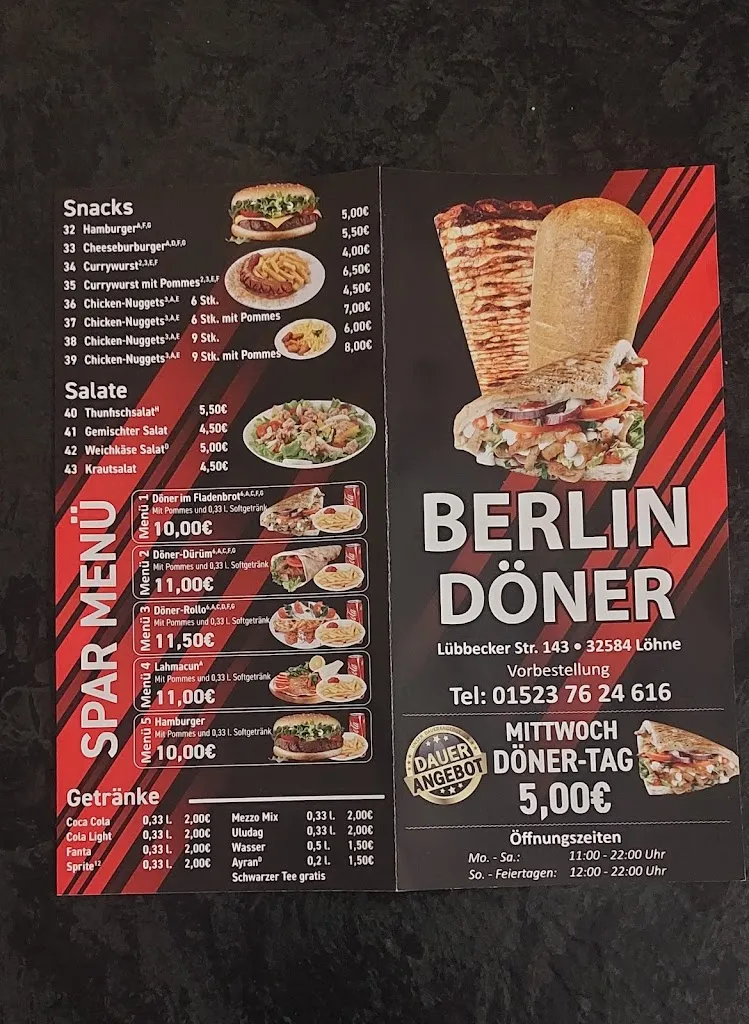 Menu_Berlin Döner Löhne_Löhne_image_2