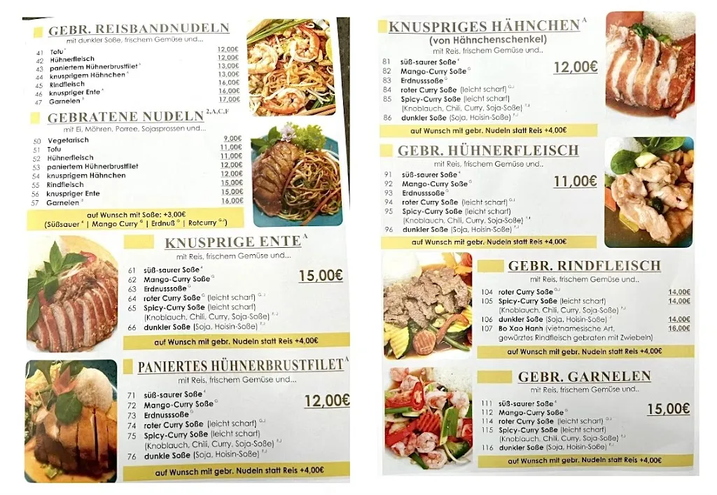 Menu_Vietnam Cuisine_Löhne_image_1