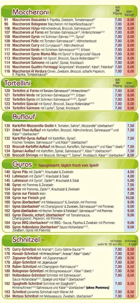 Menu_Pizzeria Bella Italia Löhne_Löhne_immagine_3