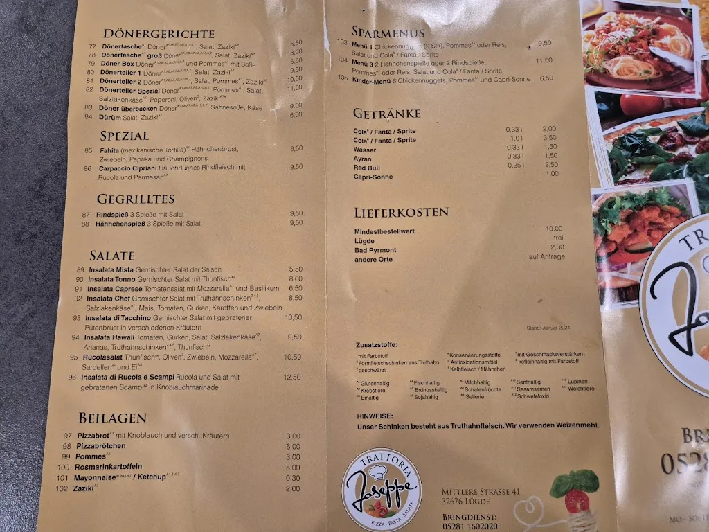 Menu_Trattoria Joseppe_Lügde_immagine_3