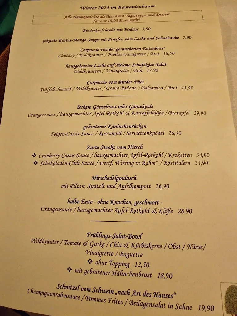 Menu_Landgasthof Kastanienbaum_Lüdinghausen_image_1