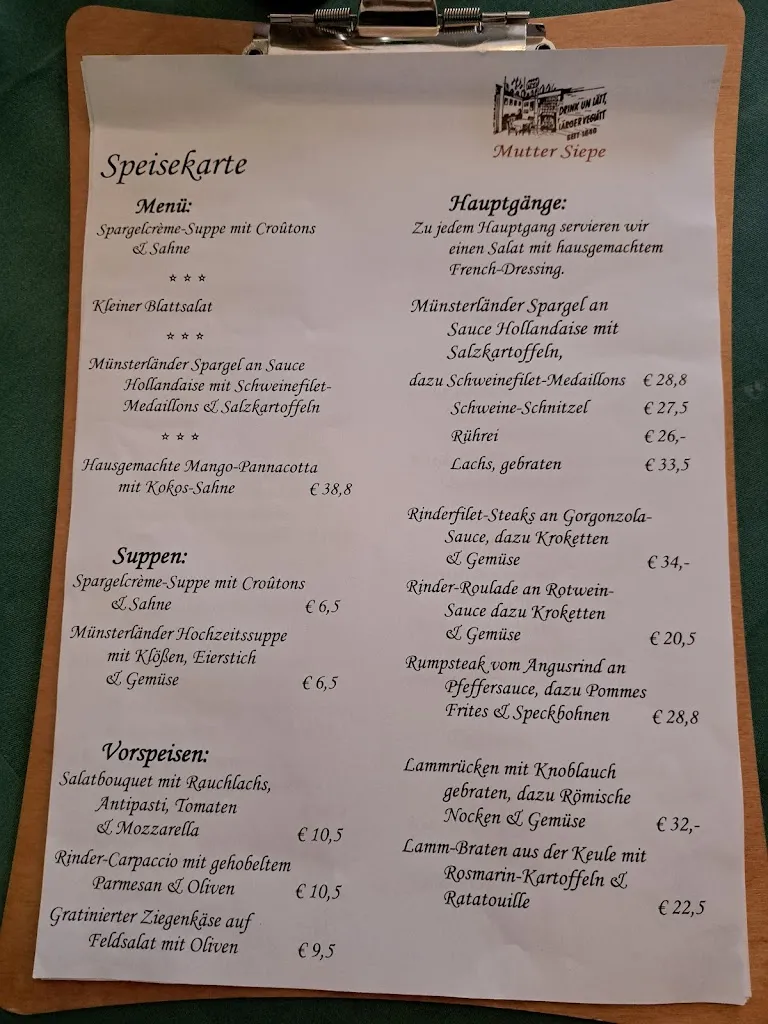 Menu_Mutter Siepe Historisches Restaurant und Hotel_Lüdinghausen_image_4