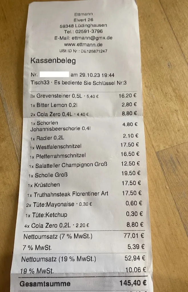 Menu_Klemens Ettmann The 3 Linden_Lüdinghausen_immagine_2