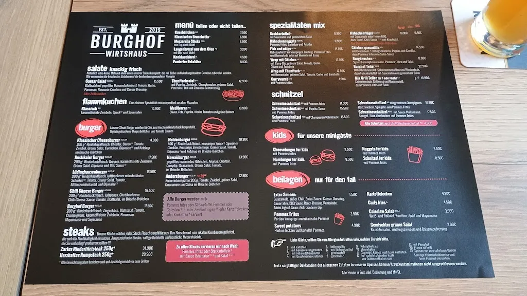 Menu_Wirtshaus Burghof_Lüdinghausen_imagen_1
