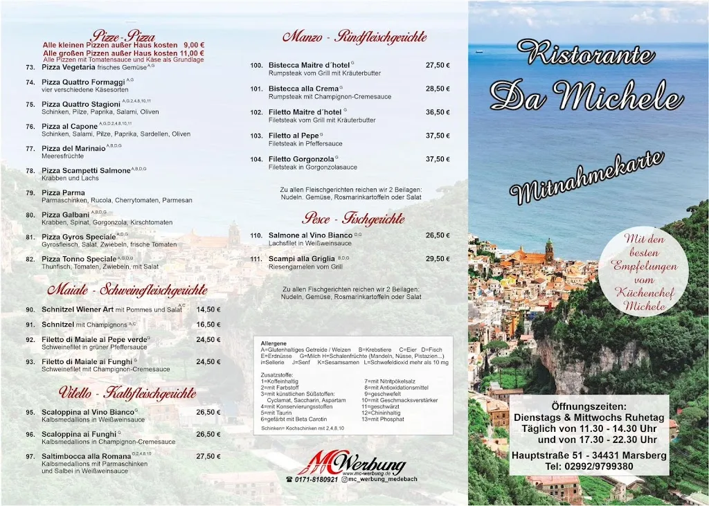 Menu_Ristorante Da Michele_Marsberg_image_1