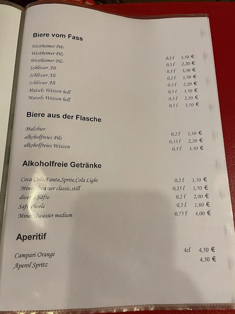 Menu_Gaststätte Gerichtsklause_Marsberg_immagine_1