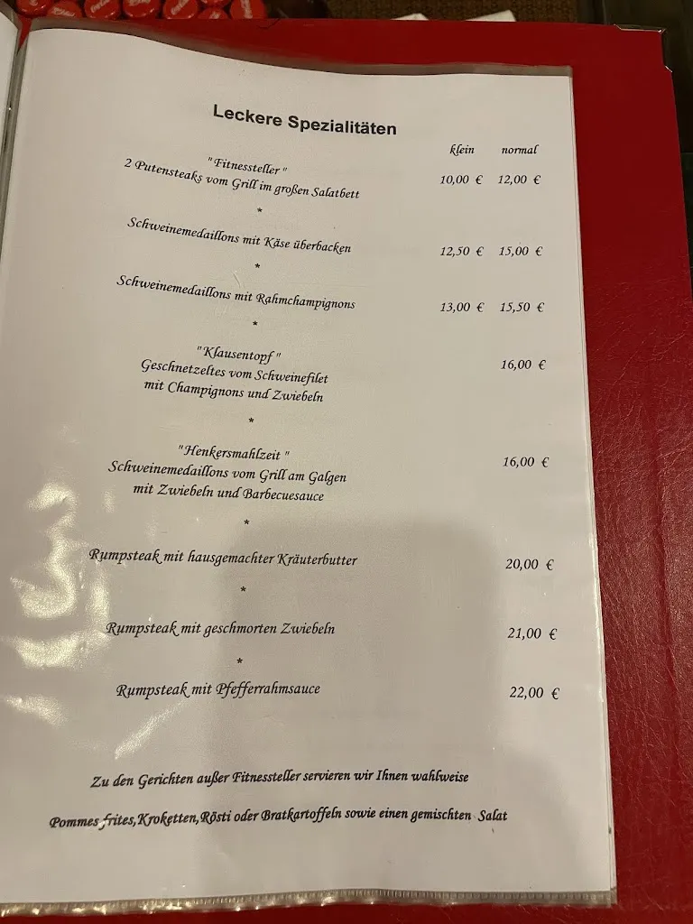 Menu_Gaststätte Gerichtsklause_Marsberg_immagine_2