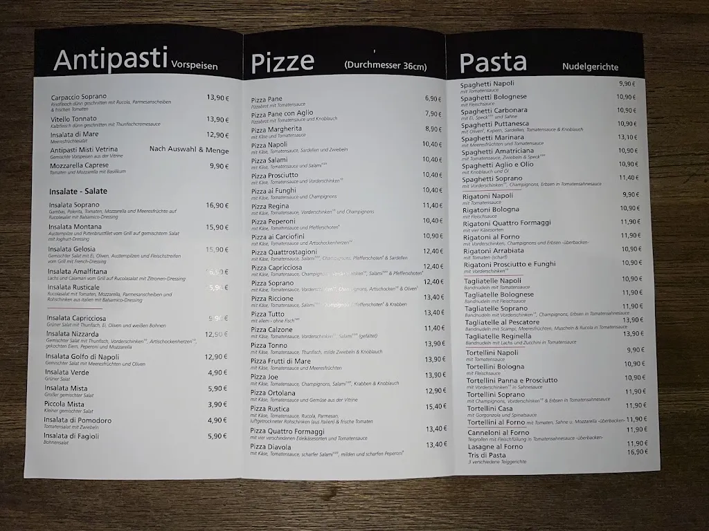 Menu_Il Soprano_Geretsried_immagine_1