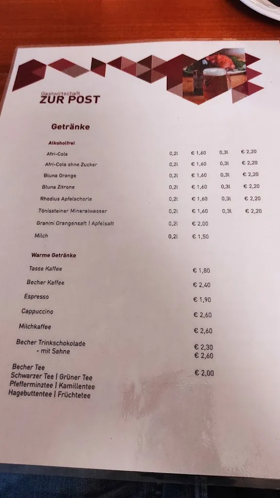 Menu_Gastwirtschaft Zur Post_Mechernich_image_3