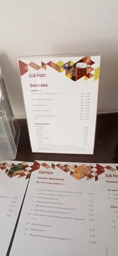 Menu_Gastwirtschaft Zur Post_Mechernich_image_4