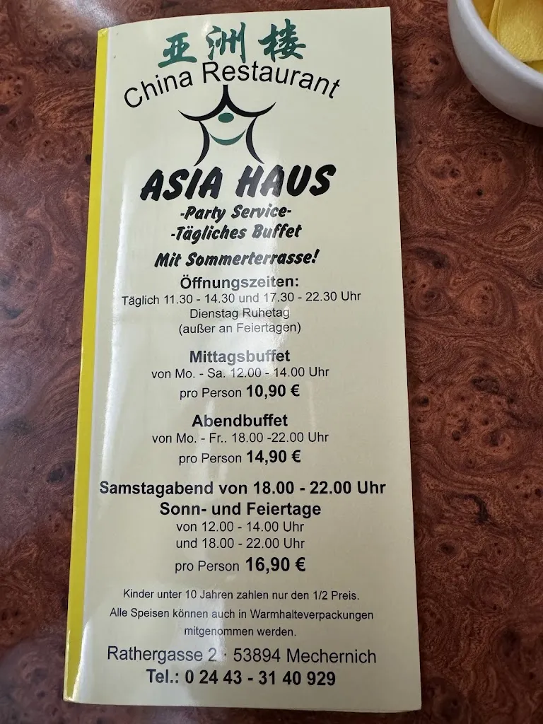 Menü_Asia Haus_Mechernich_Bild_1