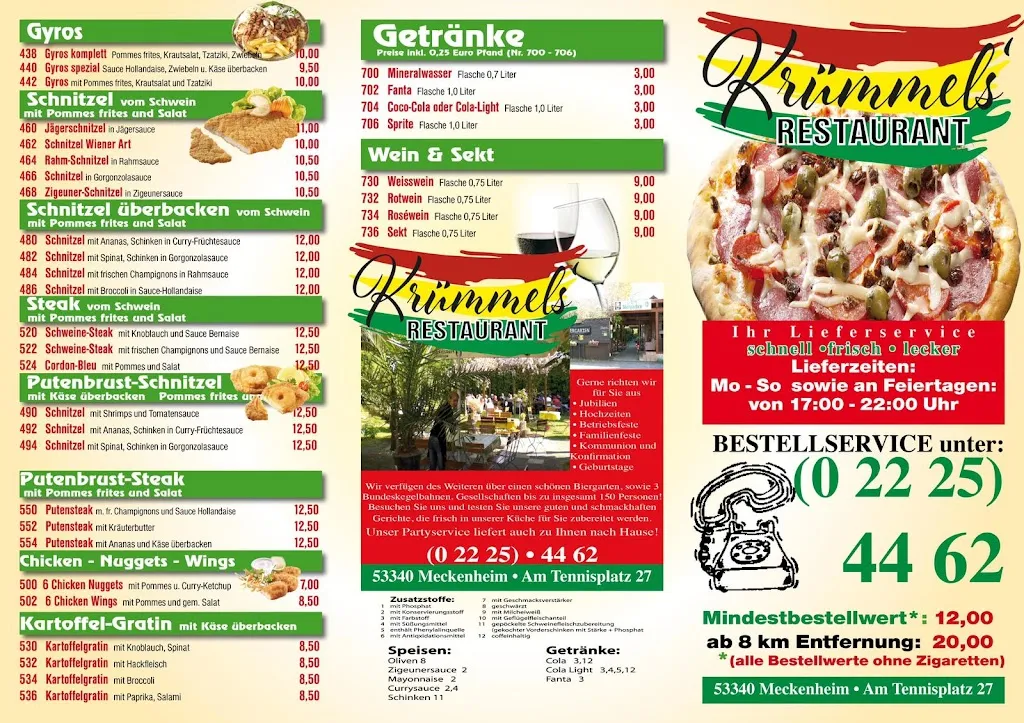 Menu_Krümmel's Restaurant_Meckenheim_image_2