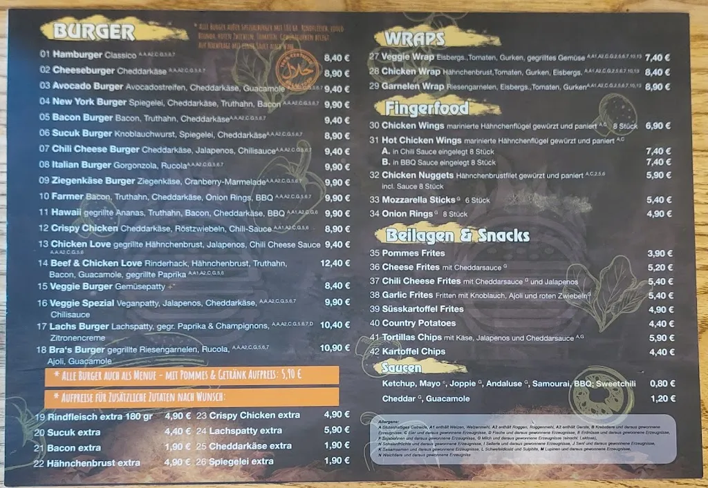 Menu_Beef Bra's Meckenheim - Burger Restaurant_Meckenheim_image_2
