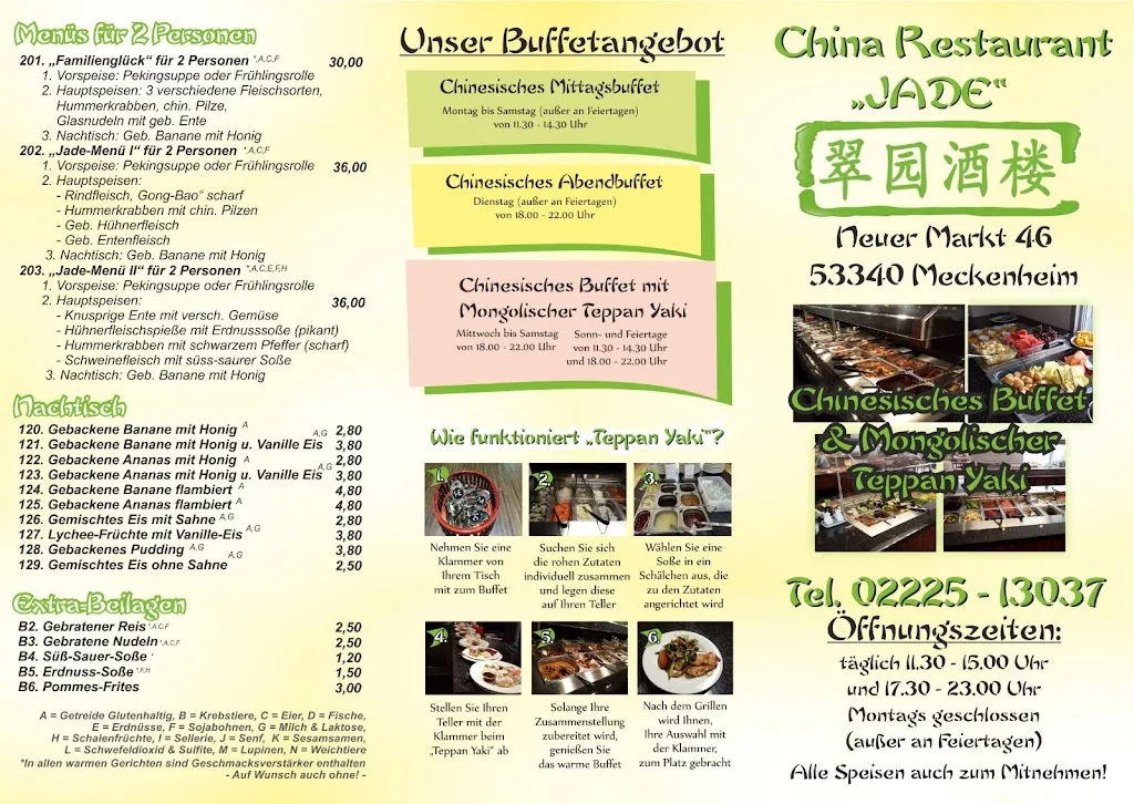 Menu_China-Restaurant Jade_Meckenheim_immagine_2