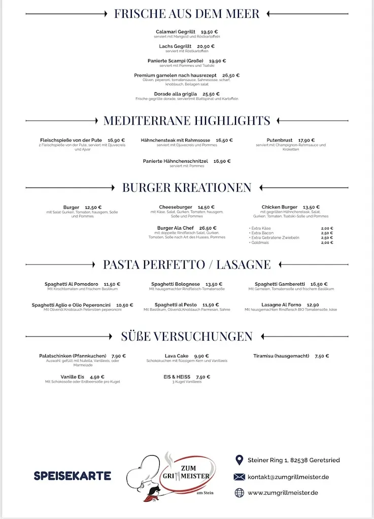 Menu_Grillmeister-Lieferservice Bio Dinkel Pizza_Geretsried_immagine_2