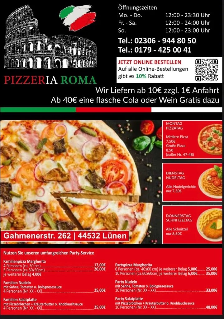 Menu_Pizzeria Roma_Lünen_immagine_1