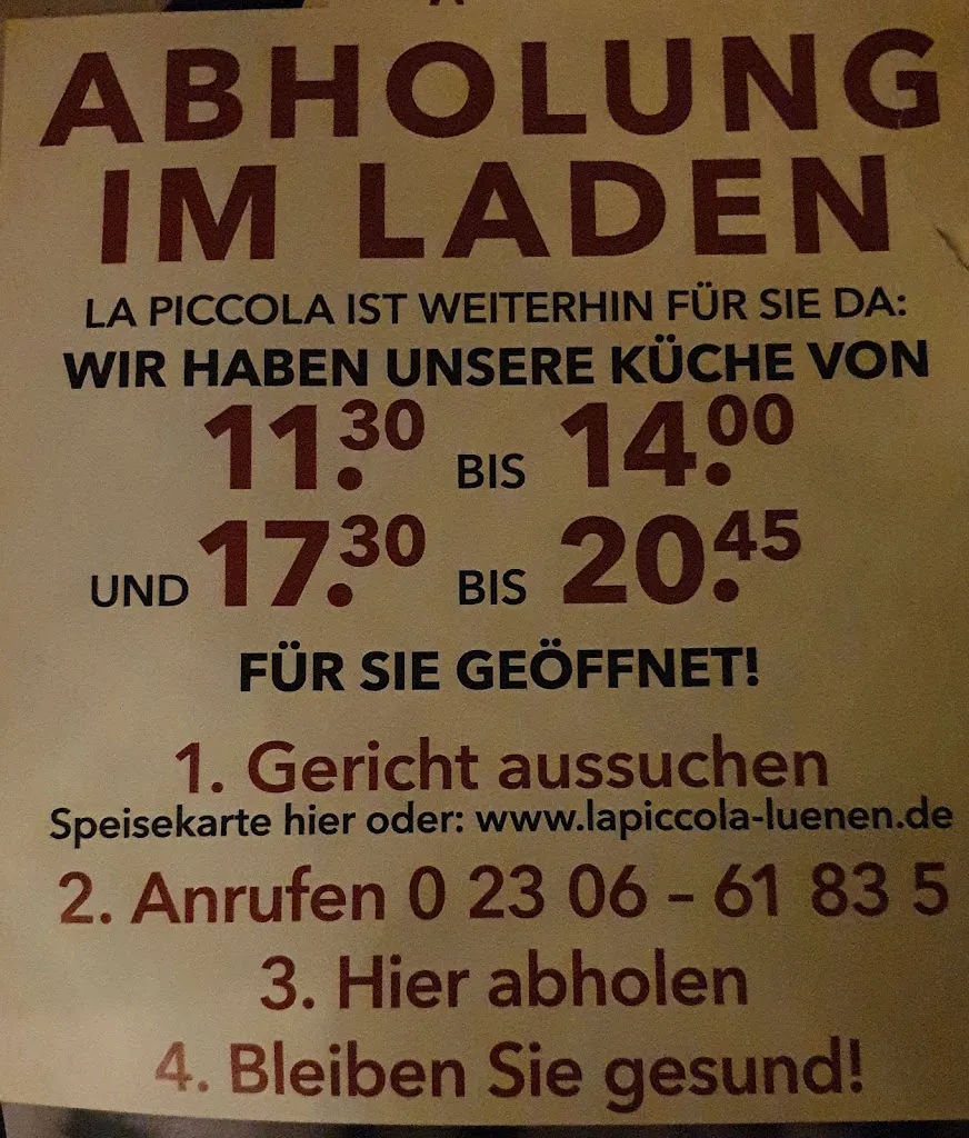Menu_Pizzeria La Piccola_Lünen_image_3