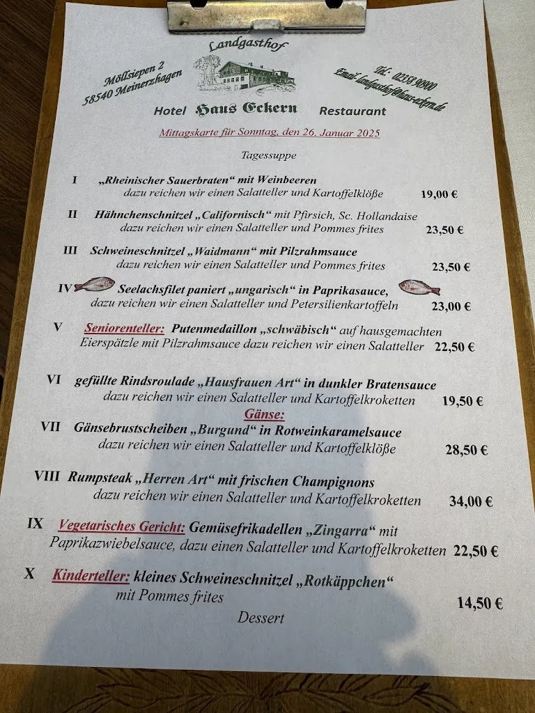 Menu_Landgasthof Haus Eckern_Meinerzhagen_immagine_1