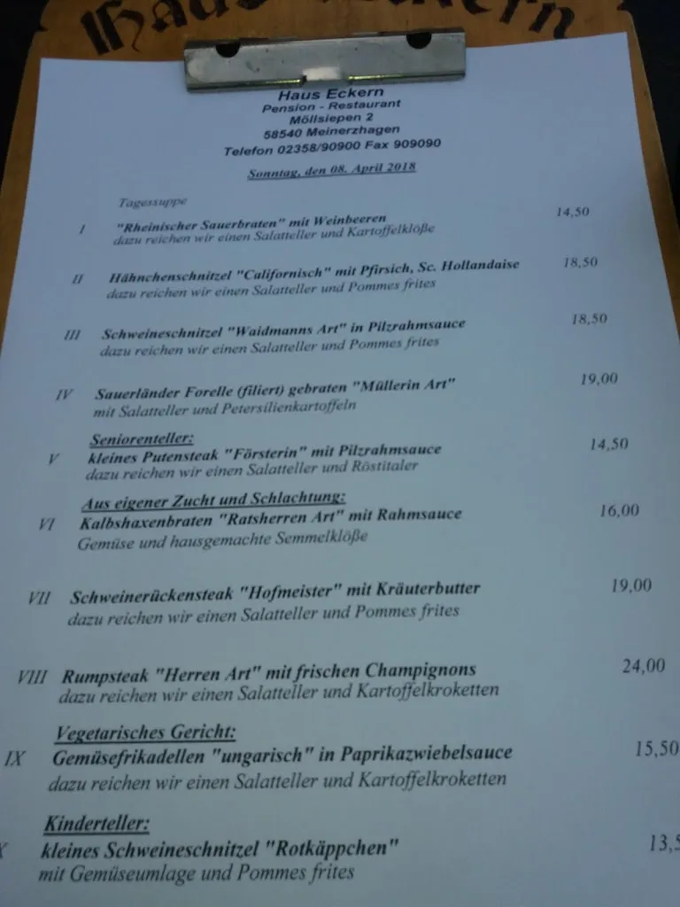 Menu_Landgasthof Haus Eckern_Meinerzhagen_immagine_2