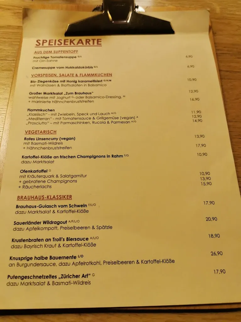 Menu_Troll's Brauhaus_Medebach_immagine_1