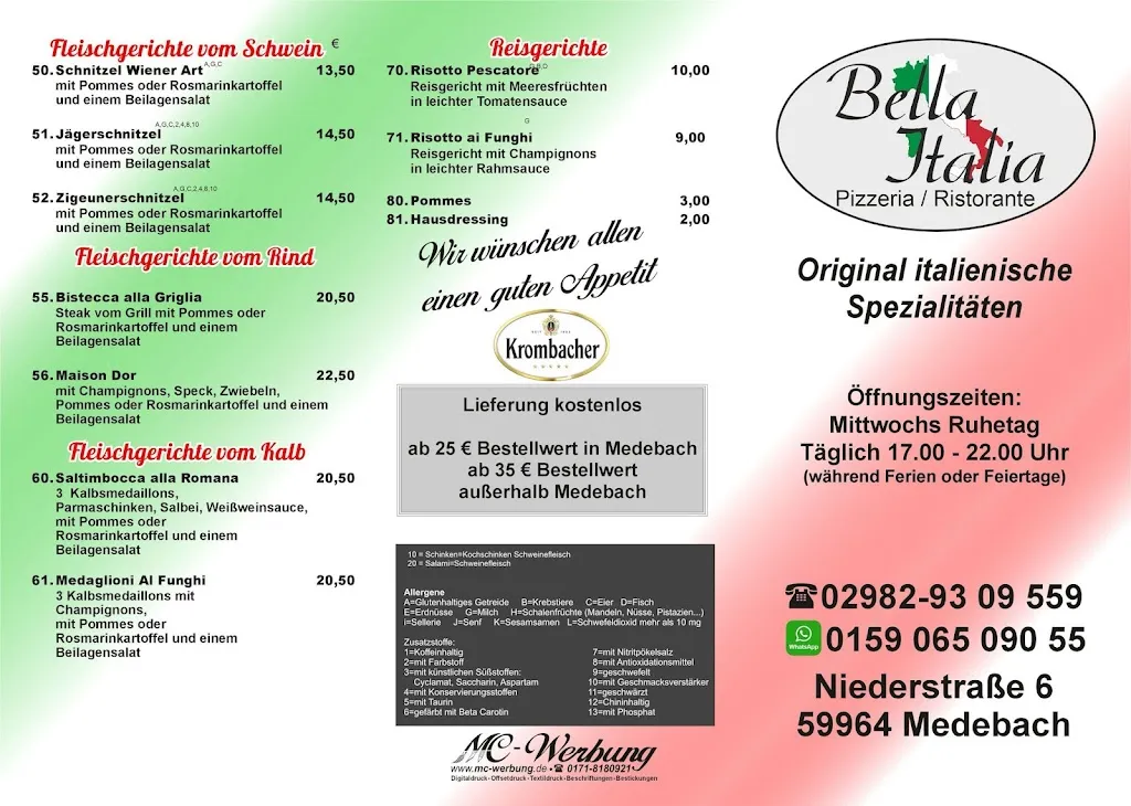 Menu_Pizzeria Bella Italia_Medebach_image_2
