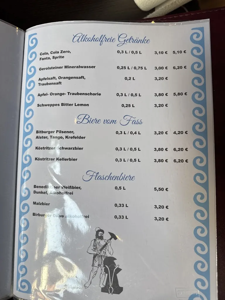 Menu_Gaststätte Akropolis_Mettingen_image_2