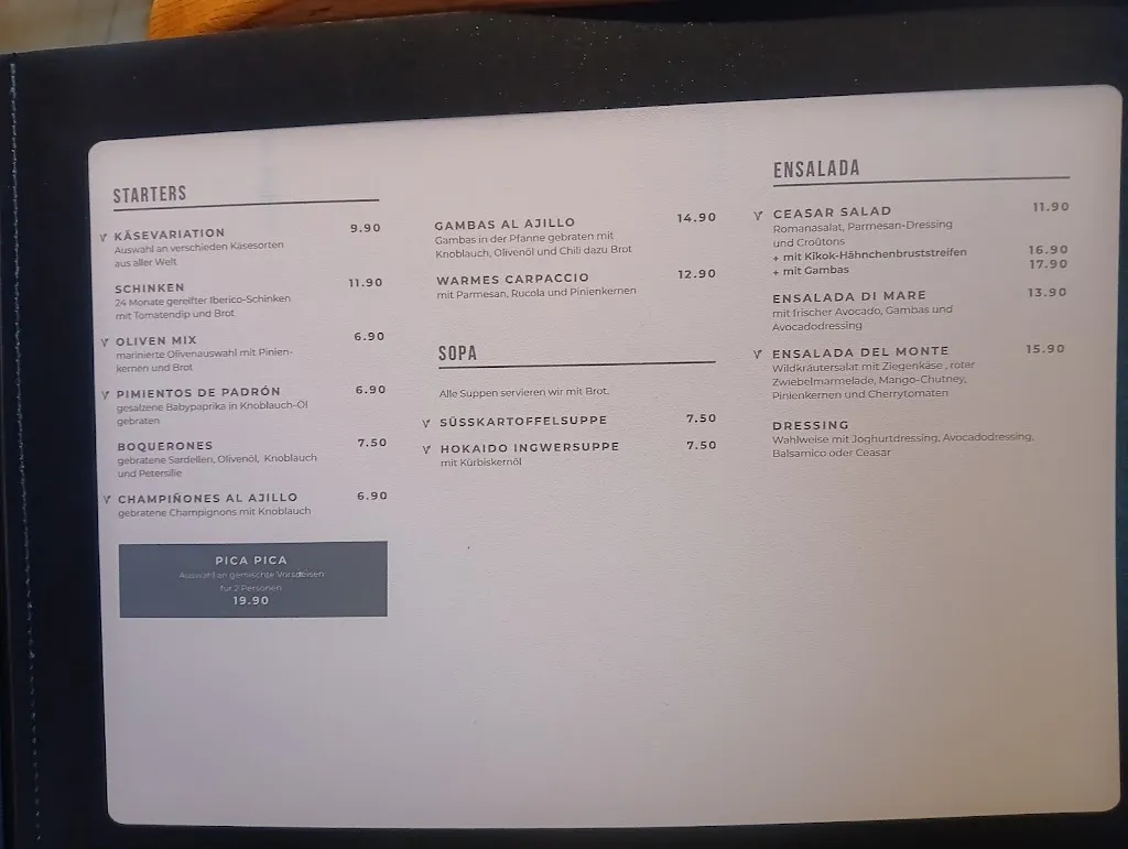 Menu_Vaca Negra Steakhaus Moers_Moers_immagine_2