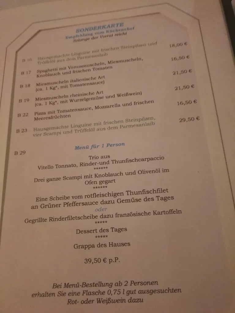 Menu_Restaurant il Mulino_Moers_image_2