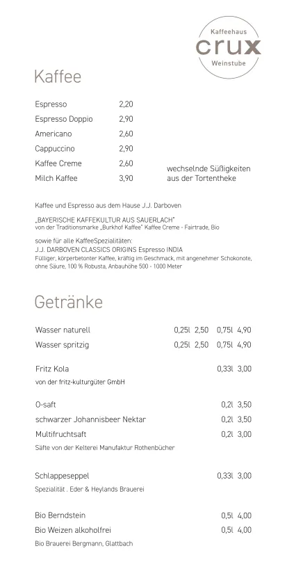 Menu_Restaurant crux_Glattbach_immagine_1
