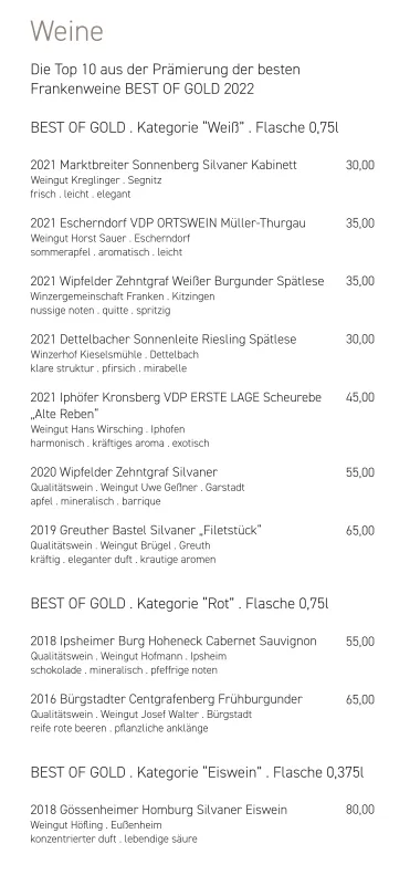 Menu_Restaurant crux_Glattbach_immagine_4