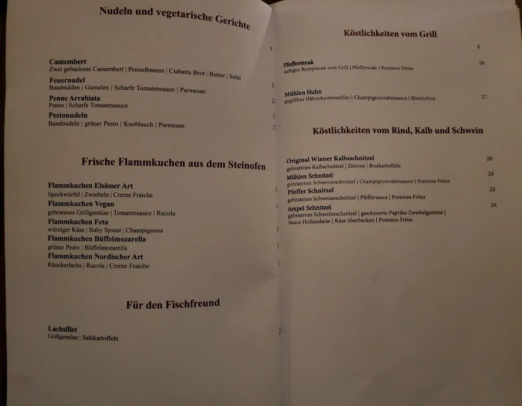 Menu_Pfeffermühle am See - Restaurant Café Bar_Möhnesee_image_1