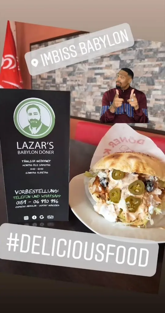 Menu_Lazar's Babylon Döner_Geiselhöring_immagine_5